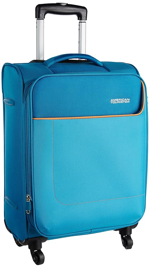 Buy American Tourister Polyester 58 Cms Turquoise Softsided Cabin