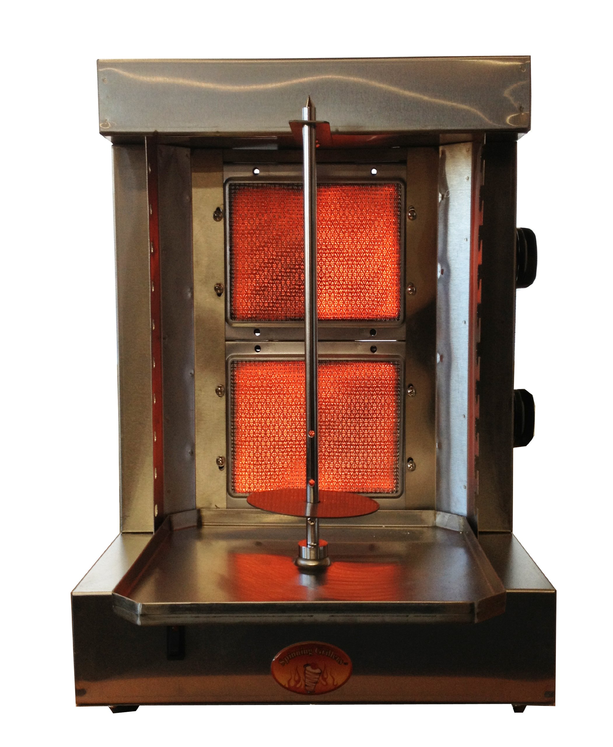 Spinning Grillers Shawarma Vertical Broiler 5 In 1 Rotisserie