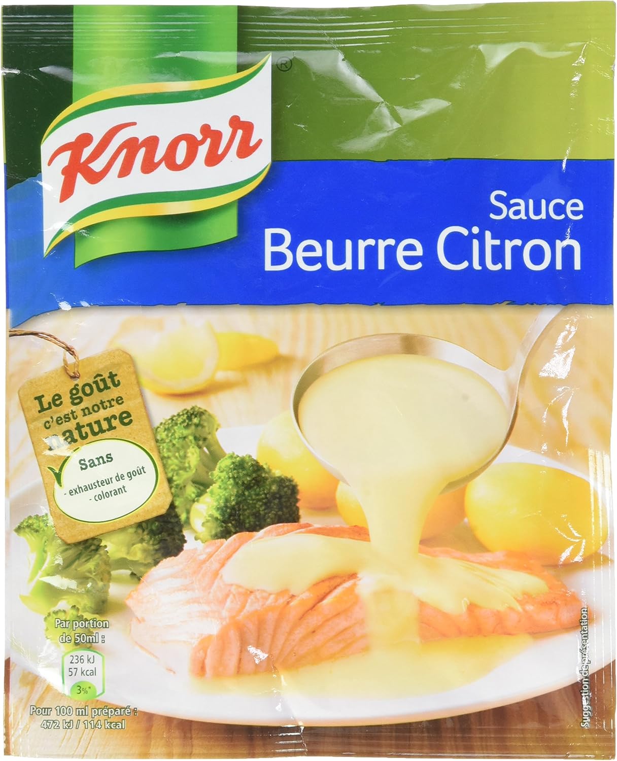 Knorr Sauce Beurre Citron Deshydratee 20 Cl Amazon Fr Epicerie
