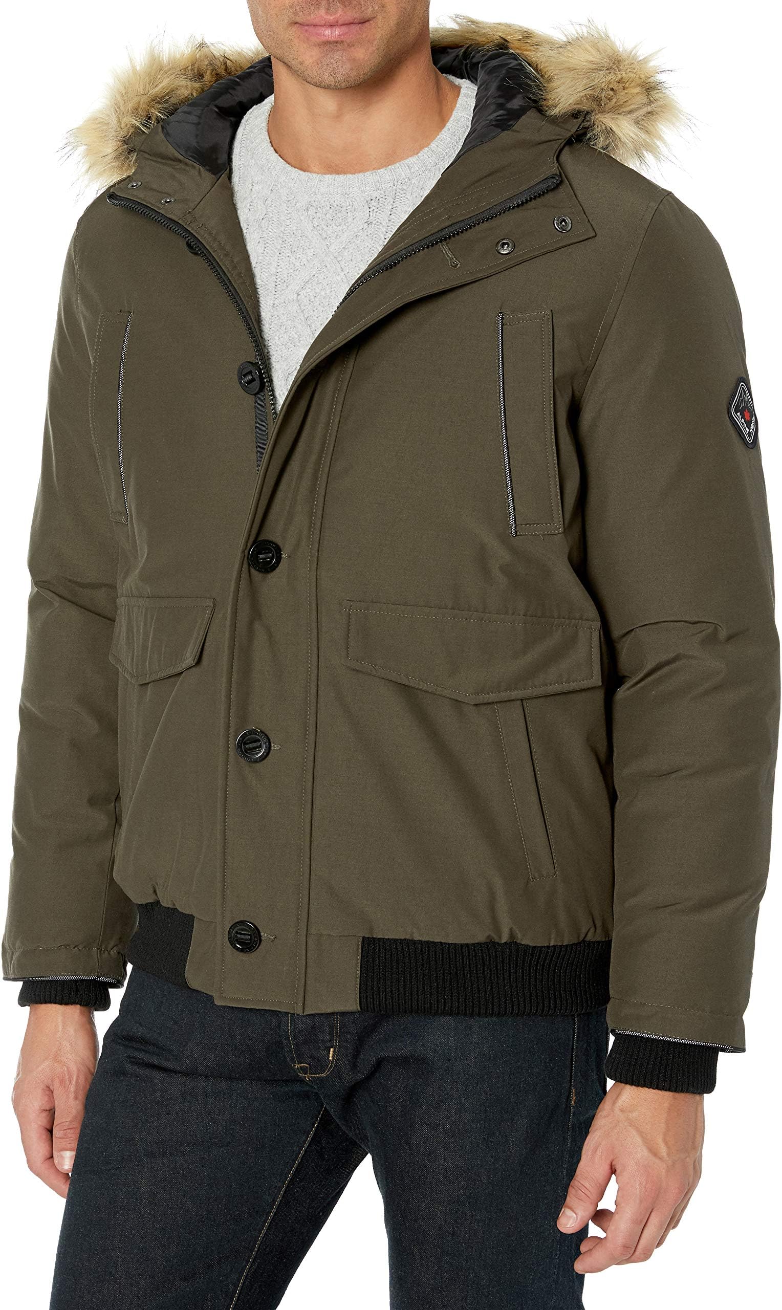 Alpine North mens Down Bomber Jacket