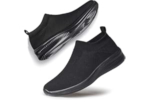 vibdiv Pull-on Lazy Shoes Women Sock Sneakers Walking Jogging Yoga Casual Lightweight Indoor Outdoor