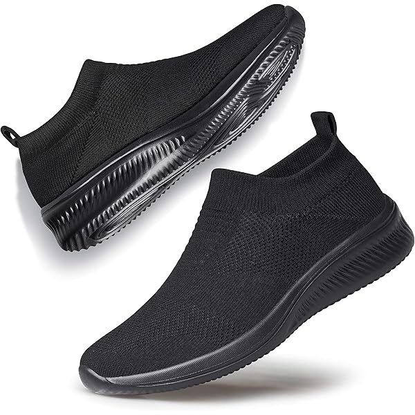 Yhoon Womens Slip On Walking Running Shoes Treadmill Lightweight Workout Gym Shoes - View #8