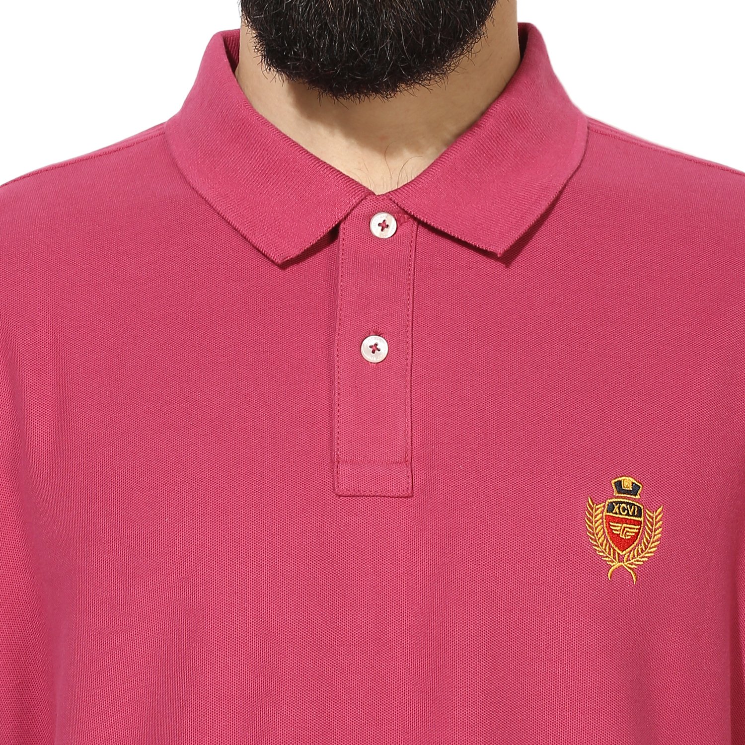 red tape men's solid regular fit t-shirt