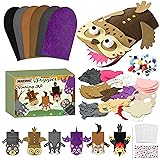 WATINC 6Pcs Hand Puppet Making Kit, Art Craft Felt