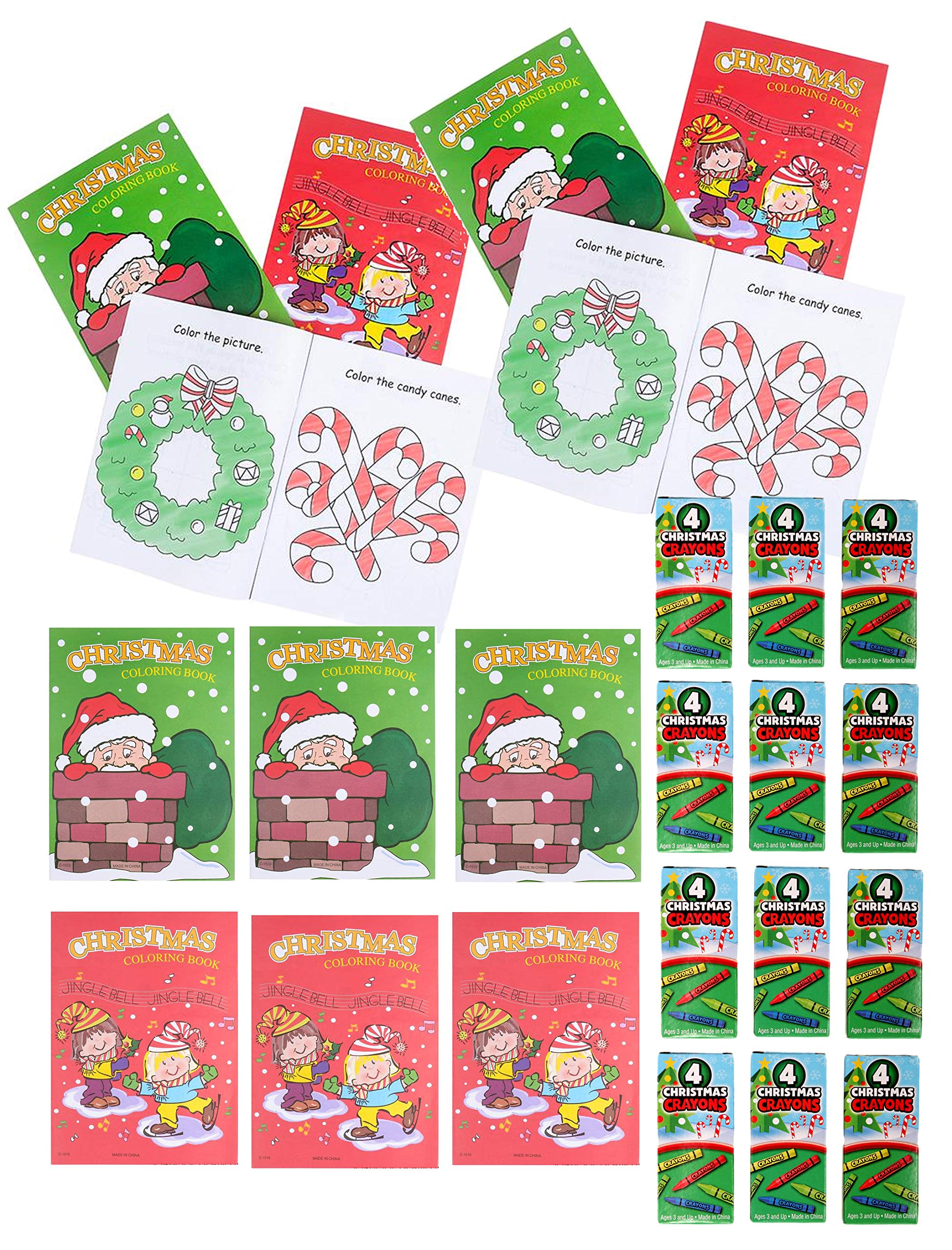 Download 12 Sets Bulk Christmas Coloring Activity Books Crayons Bundle For Kids Buy Online In Aruba At Aruba Desertcart Com Productid 155597445