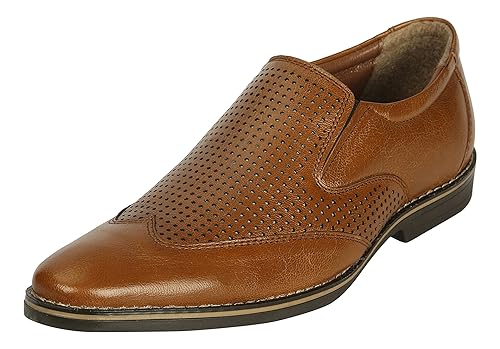 bacca bucci men's leather formal shoes