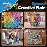 SOL 10pk Kids Glitter Tubes 10 Colours Fine Glitter Shaker Pots view 7