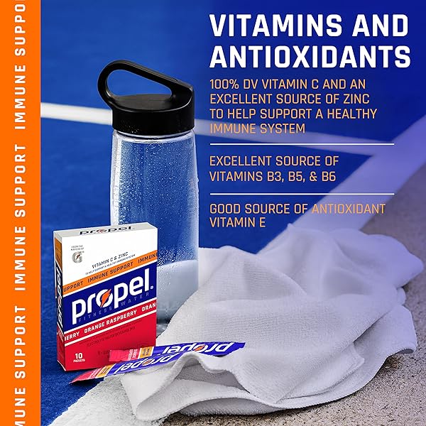 PROPEL IMMUNE SUPPORT POWDER LEMON BLACKBERRY