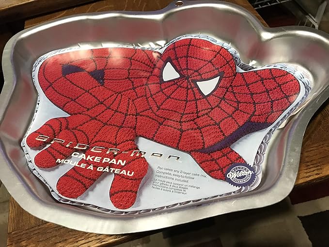 Other Bakeware Ovenware Home Garden Wilton Spiderman Cake Pan Spider Man Marvel Comic Metal Baking Mold 04 Tin