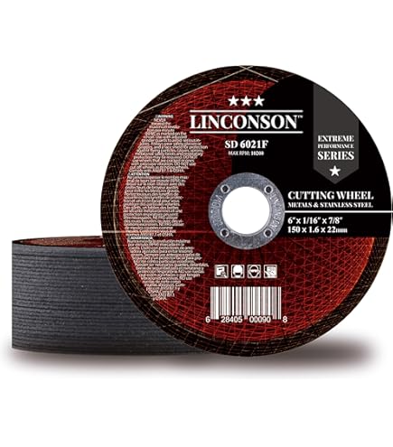 PFERD 69865 Flat Cut-Off Wheel, Type 1, Aluminum Oxide A, 6