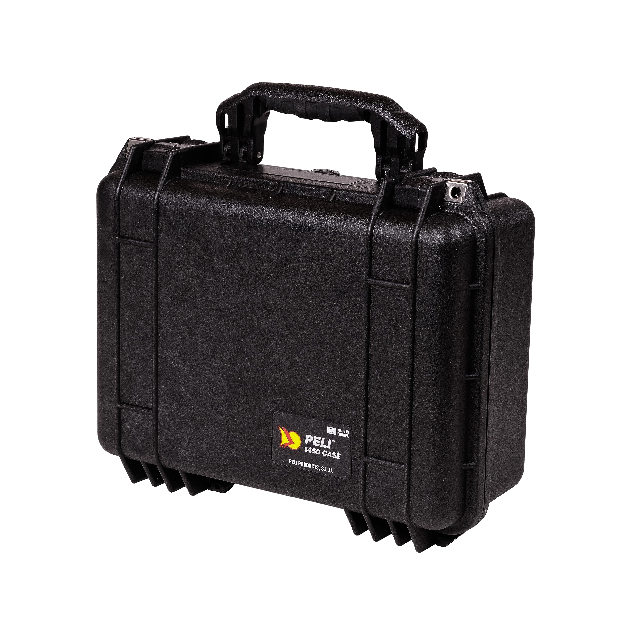 PELI 1450 Watertight Protective Case for Camera, Drone and Fragile Objects, IP67 Water- and Dustproof, 31L Capacity, Made in Germany, With Customisable Foam Insert, Black — image 1
