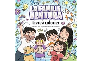 La famille Ventura: Livre à colorier