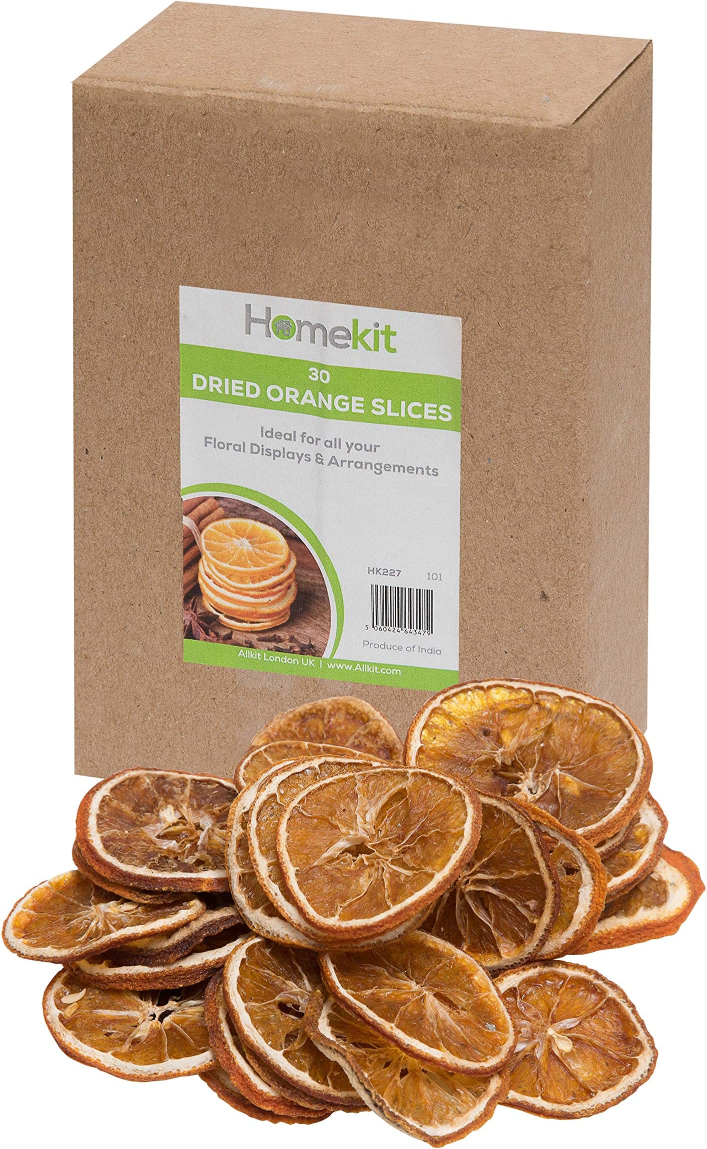 30 Dried Orange Slices – Perfect for Floral Presentations, Wreaths and Christmas Decorations – Arts and Crafts