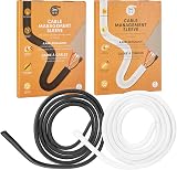 LIVAIA Self-Closing Cable Duct White 12-20mm x 3m Desk Cable Management view 7