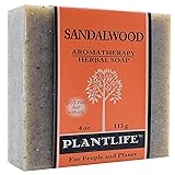 Plantlife Sandalwood Bar Soap - Moisturizing and