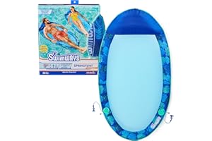 Swimways Elite Spring Float Hammock Pool Lounger, Inflatable Pool Floats Adult with Fast Inflation, Pool Hammock for Adults up to 250 lbs