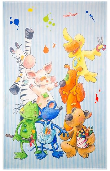 Die Lieben Sieben Kinderteppich Weich Und Soft 80x150 Cm Farbe
