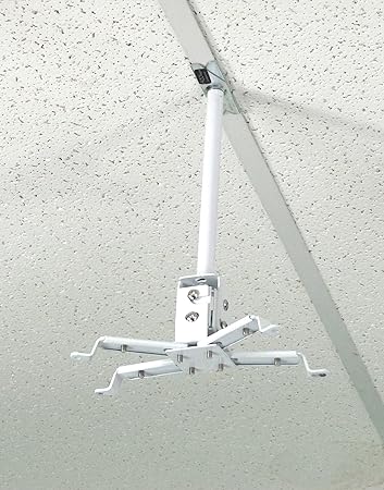Alzo Short Suspended Drop Ceiling Video Projector Mount Amazon In
