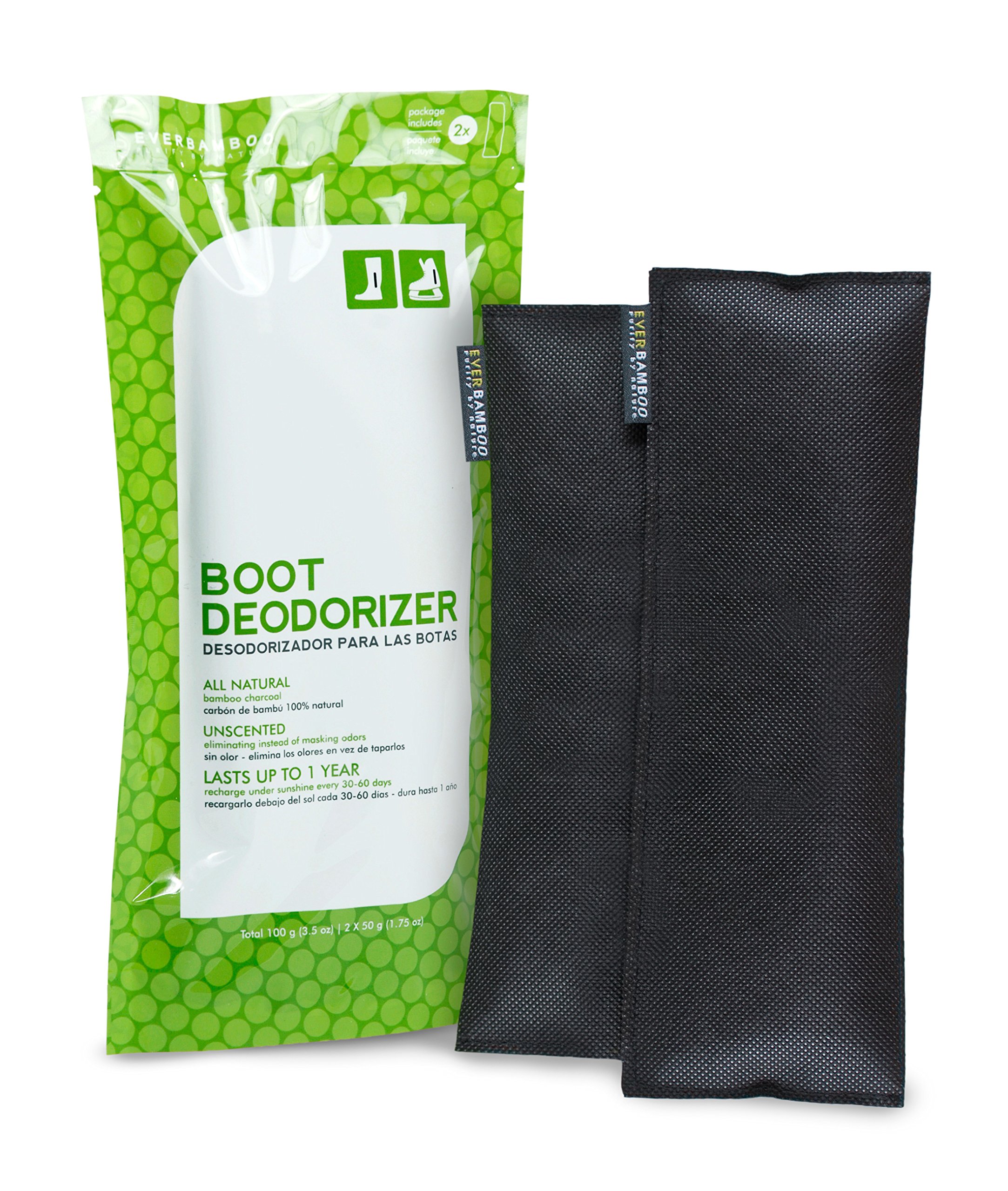 Ever Bamboo Boot Deodorizer, 2 Count