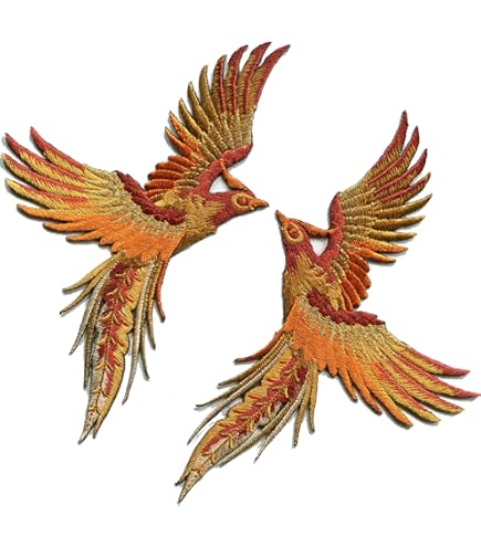 パーフェクト　ワッペン　フェニックス　phoenix Amazon.com: Phoenix Phenix Birds Scarlet red Gold
