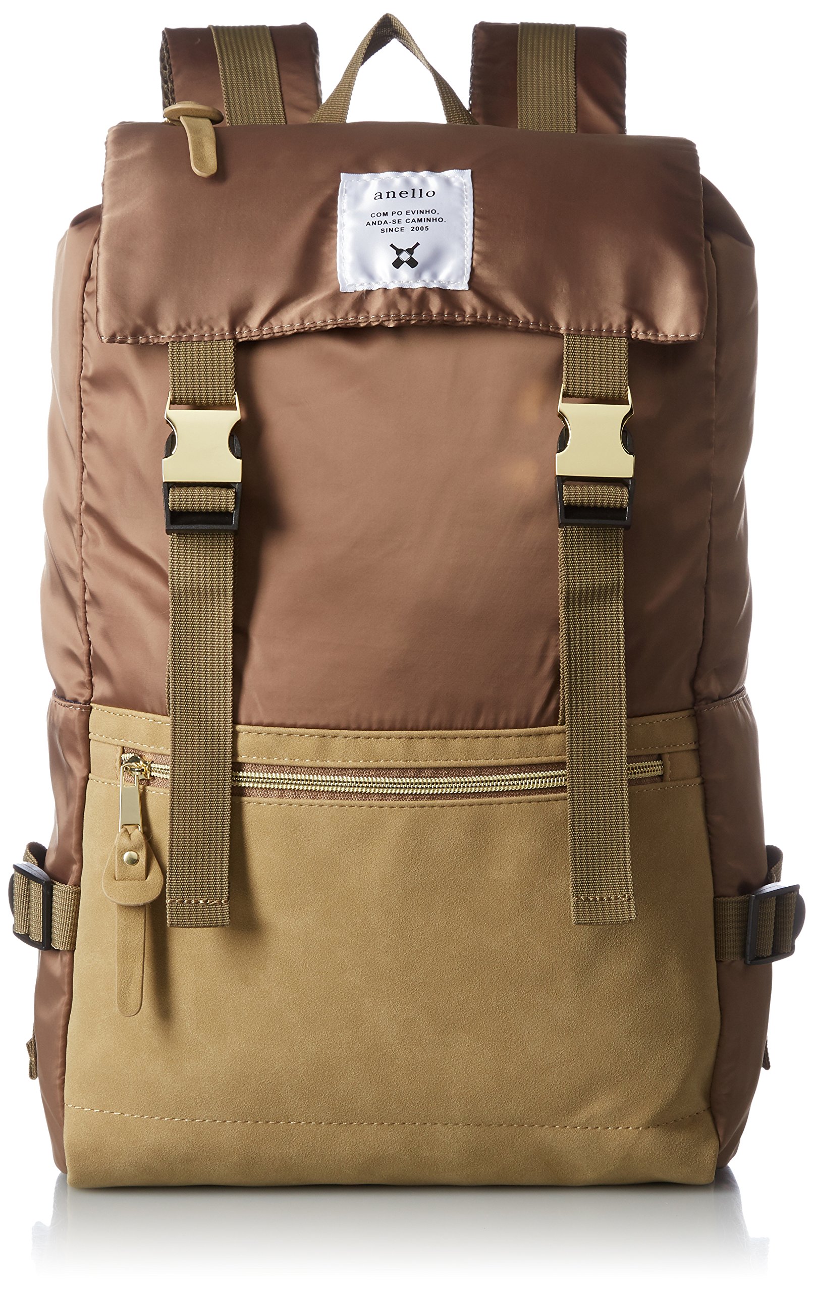 anello gold buckle backpack