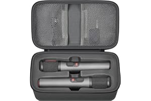 Boobowl Bluetooth Microphone Wireless Case Digital Microphones, Portable Wireless Mic Box for Rechargeable Battery, Receivers