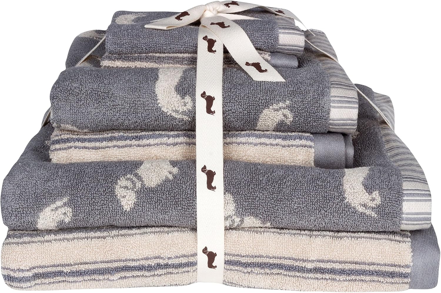 Emily Bond Towel Bale Grey 6 Piece Towel Bale Amazon.co.uk Kitchen & Home