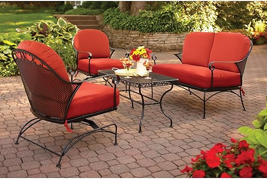 Amazon.com: Better Homes & Gardens Clayton Court 4-Piece Patio