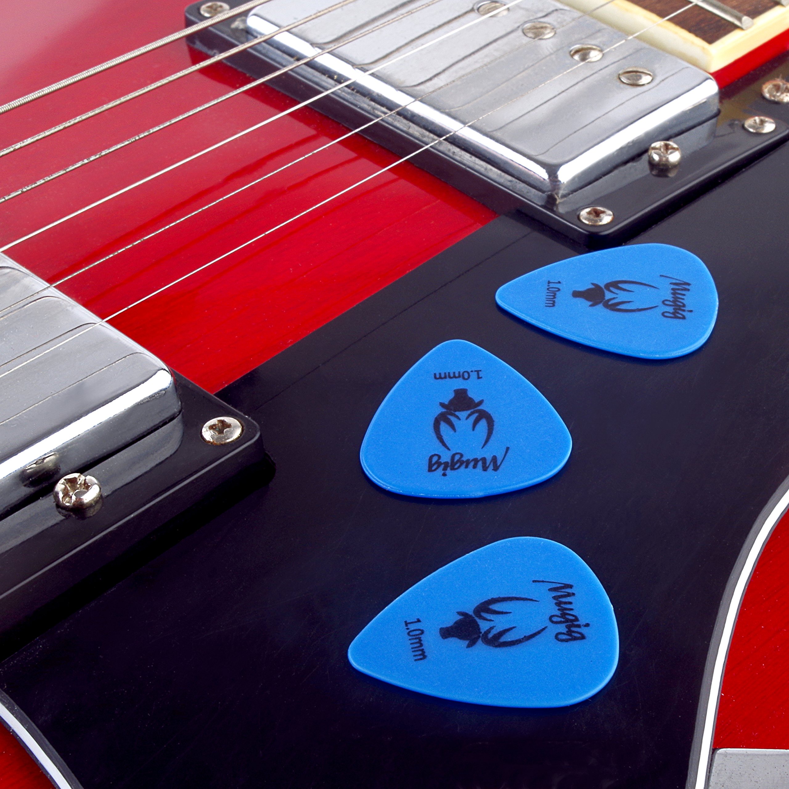 Mugig Guitar Picks Plectrums Delrin Acetal Resin (1.0mm)