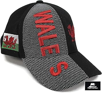 Amazon High End Hats Nationsヨーロッパの帽子コレクション 刺繍調節可能野球キャップ ブラック High End Hats キャップ