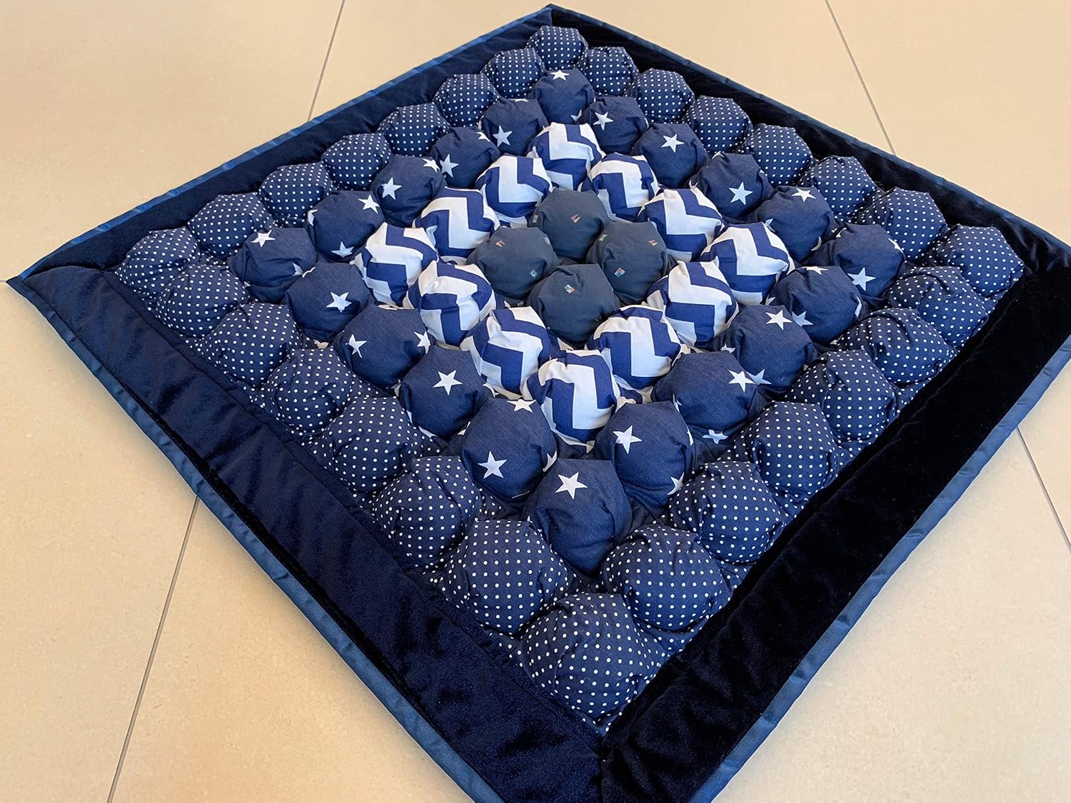 Bubble Puff Quilt Biscuit Quilt for Tummy Time Baby Bubble