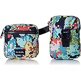 Vera Bradley womens Recycled Lighten Up Reactive Convertible Belt Bag Sling Crossbody Bag