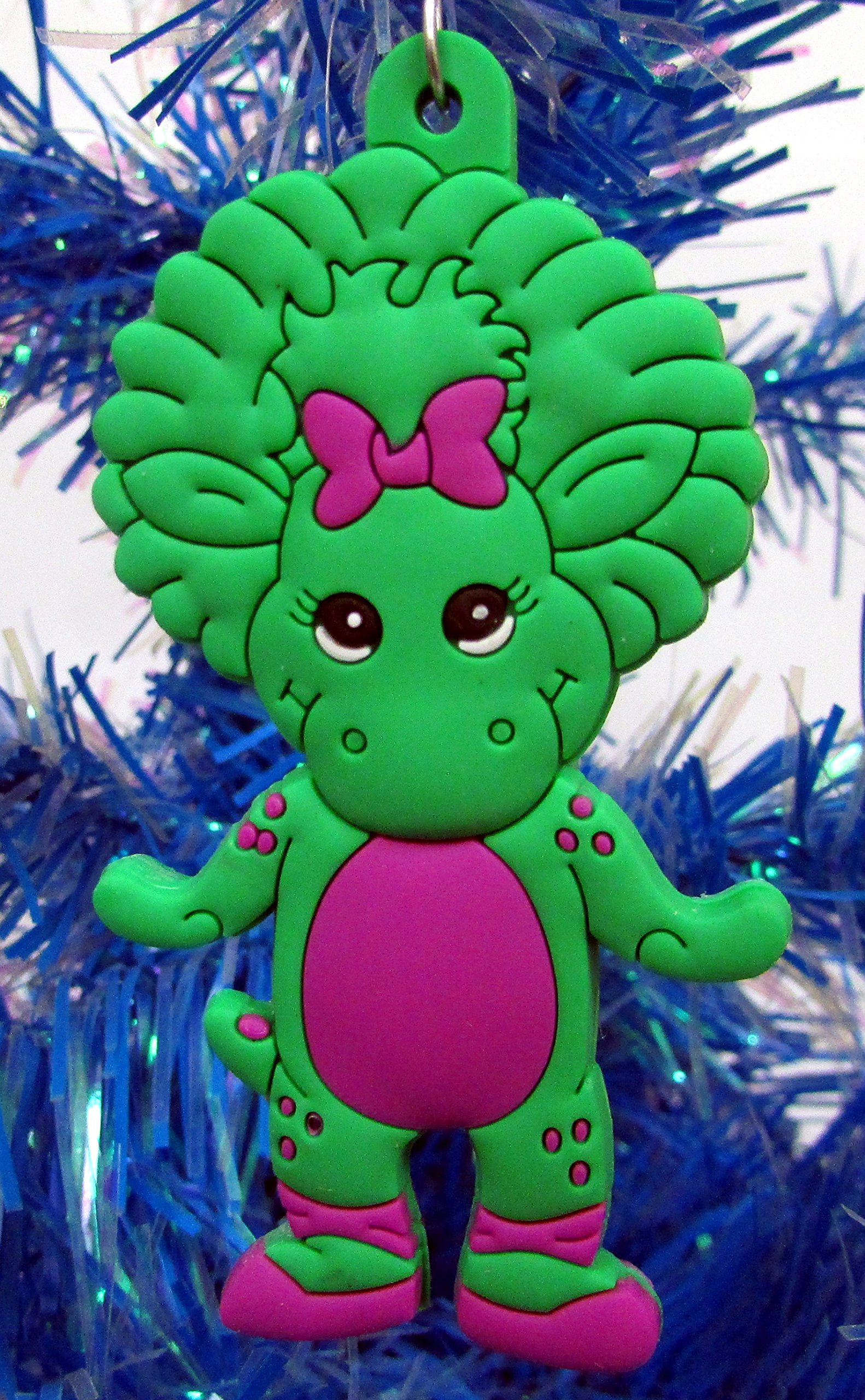 Barney Christmas Ornaments Featuring 4 Barney Ornaments with Barney, Bj