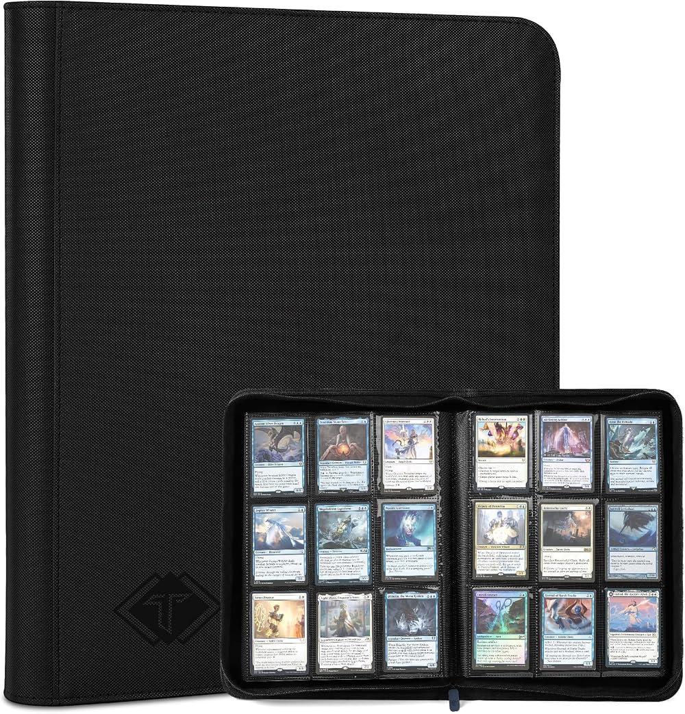 TiopLior Zip MTG Card Binder 432 Pocket 9-Page 2.5 x 3.5 Fits TCG Cards