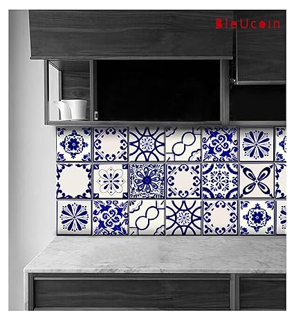Amazon Com Classic Mexican Talavera Tile Stickers Kitchen