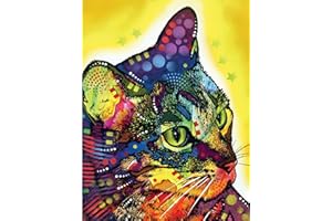 Dean Russo Cat Profile Journal (Quiet Fox Designs) 144 High-Quality, Acid-Free Lined Pages for a Dream Diary or Journaling, with Vibrant Cover Art from Brooklyn Pop Artist Dean Russo