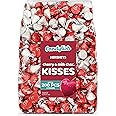 Hershey's Kisses Cherry & Milk Chocolate - 2 LB Bulk Candy, Approx. 200 Pieces in Red and Silver Foil