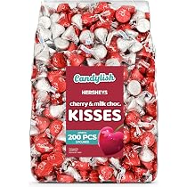 Amazon.com: Hershey's Kisses Cherry & Milk Chocolate - 2 LB Bulk ...