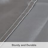 NTBAY Silk Satin Pillowcases 2 Pack 50x90 cm Dark Grey Envelope Closure view 3