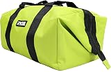 RYOBI Green Contractor Bag Wide Mouth Collapsible Full Top Zipper Cross view 4