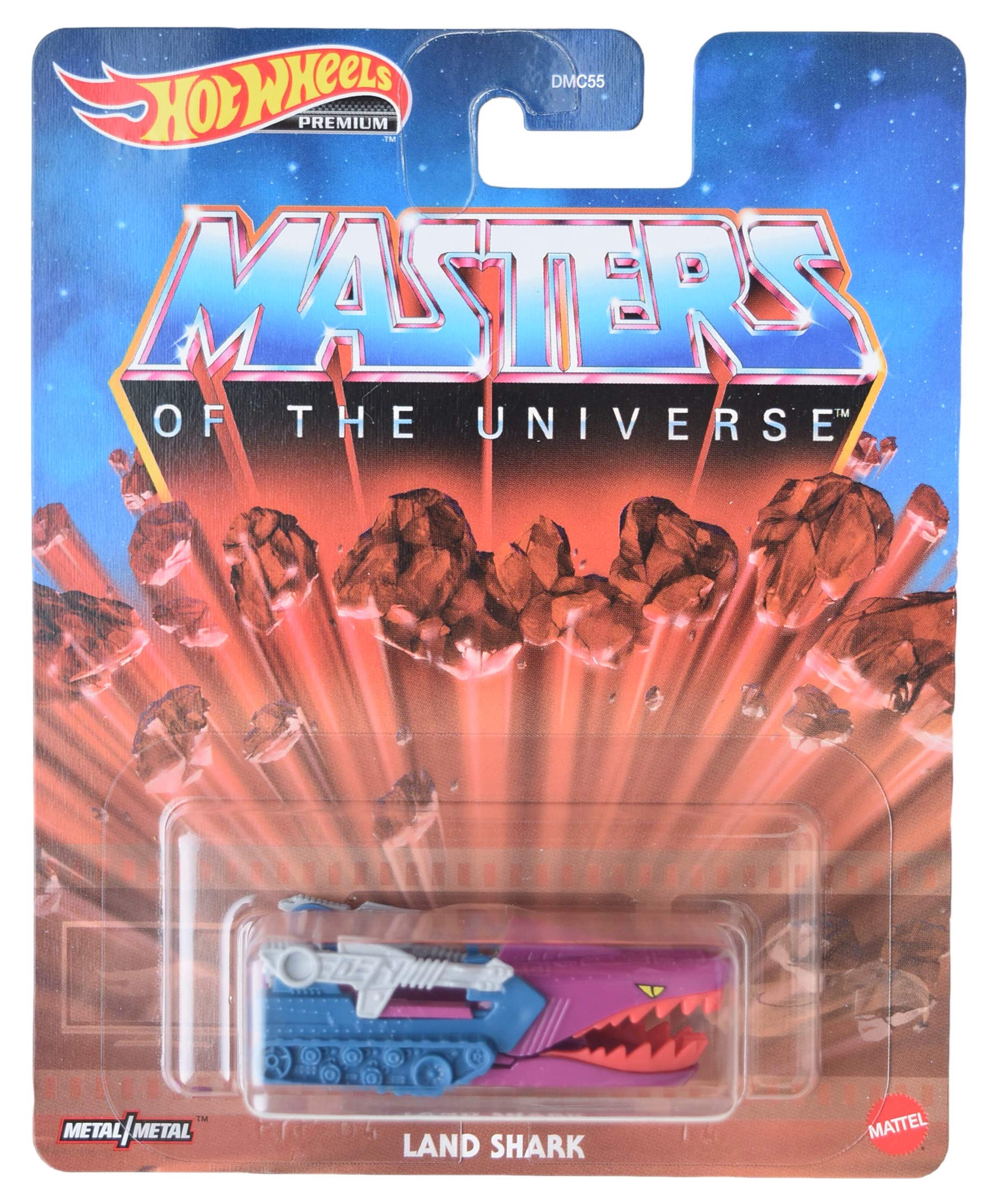 DieCast - GRL60 - LAND SHARK Master Of The Universe Vehicle Model - Multicolour - 1/64 5 cm