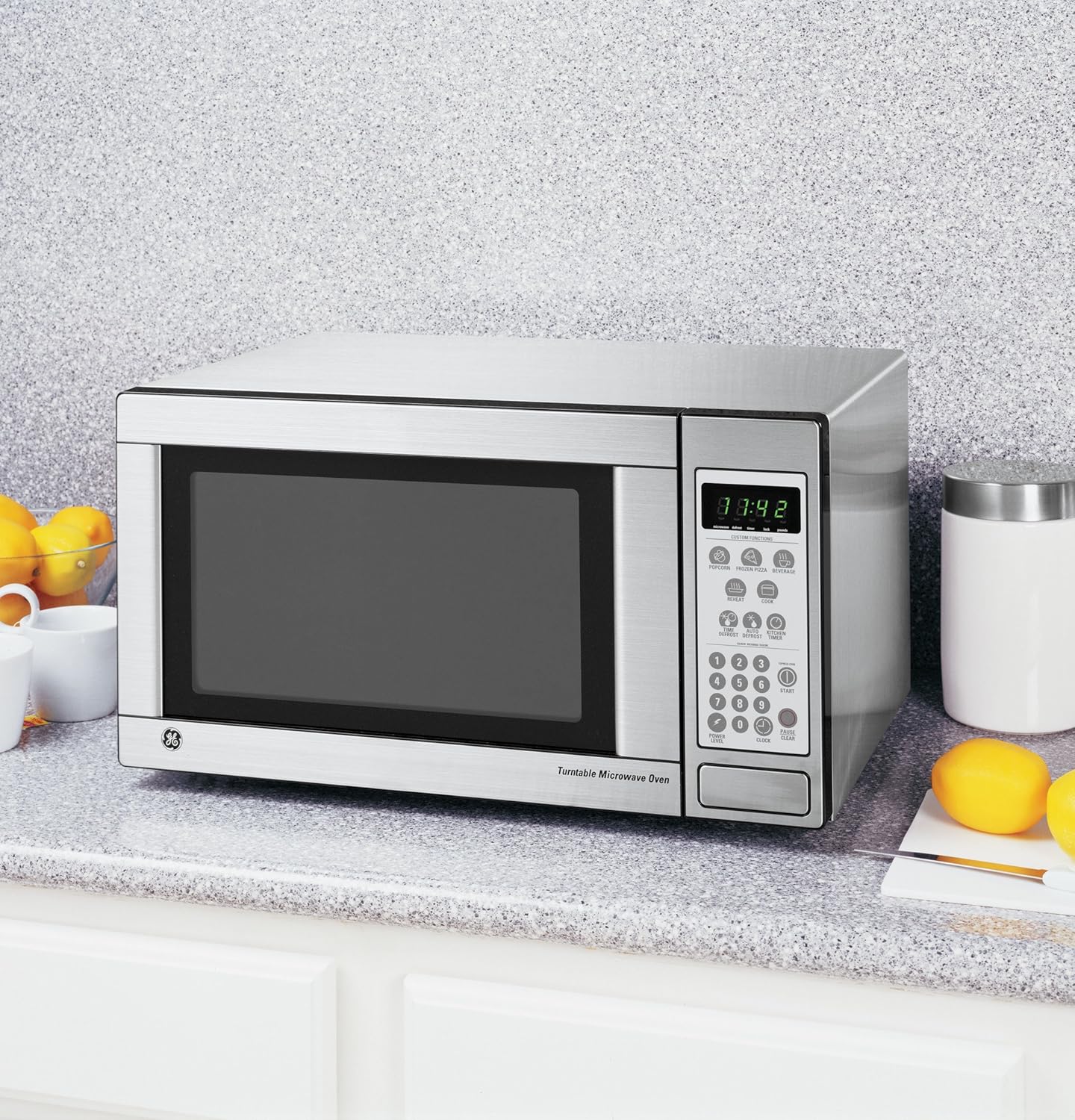 Amazon Com Ge Jes1142sj Counter Top Microwave Countertop