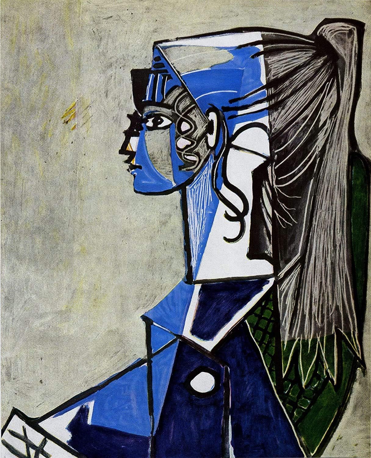 Lilarama Pablo Picasso - Sylvette 16x20 UnFramed Canvas Art Print Reproduction