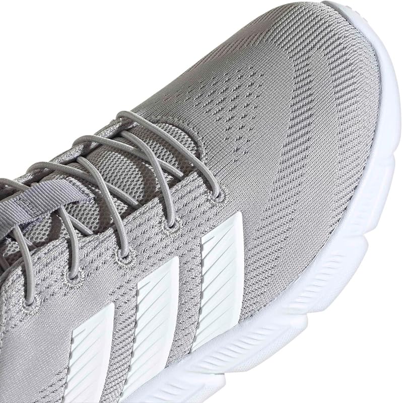Herren Cloudfoam Flex Elastic Laces Shoes, Grey Two/FTWR White/Glory Grey, 42 EU