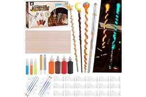 ColoPlay 53 PCS Wizard Magic Wand Making Kit DIY Crafts for Kids Adult Wizard Wand Birthday Party, Christmas, Halloween Party Favors