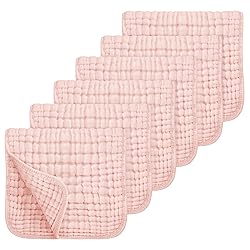 Looxii Muslin Burp Cloths 100% Cotton Muslin Cloths