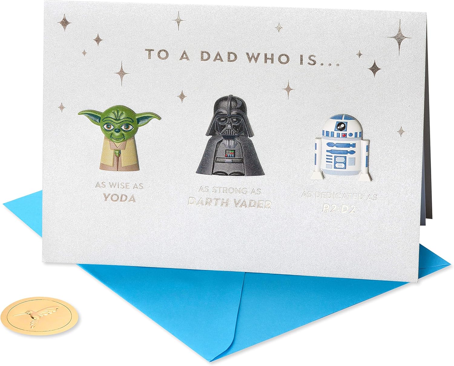Amazon Com Papyrus Star Wars Father S Day Card Best Dad In The Galaxy Office Products