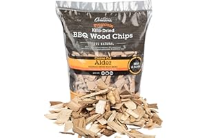 Camerons Products Alder Wood Smoker Chips ~ (2lb. Coarse), 260 cu. in. - 100% All Natural, Coarse Wood Smoking and Barbecue Chips, Packaging May Vary