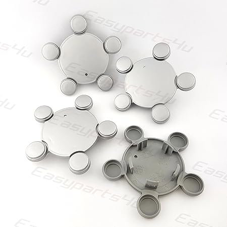 greitapigu.lt 4X | Außen 125mm - Innen 60mm | A27-83 Nabenkappen Felgendeckel Radnabendeckel SEAT Altea Cordoba Ibiza Toledo
