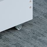 Junior Vida Taurus Wooden Toddler Bed Frame with Storage Drawer - White view 8